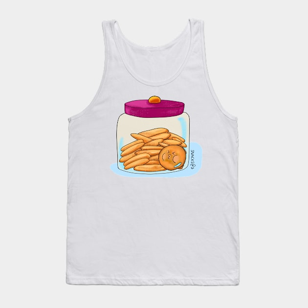 A jar of cookies Tank Top by Snacks At 3